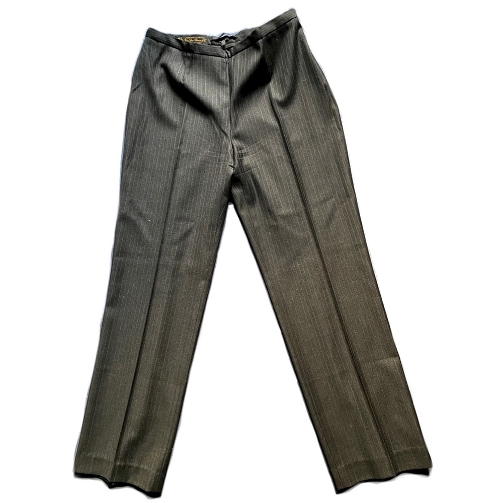 EUC Loro Piana fabric Les Copains Striped Gray Pants, size It 44, US 8
